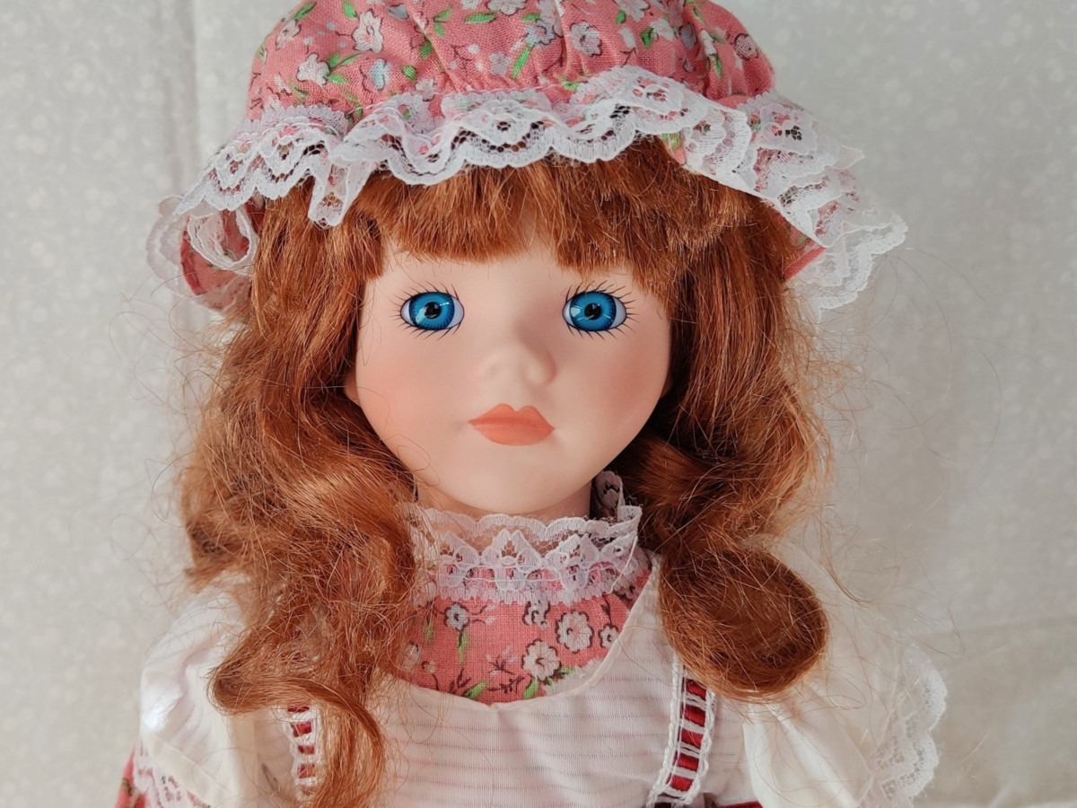 Porcelain doll from the 1990s.